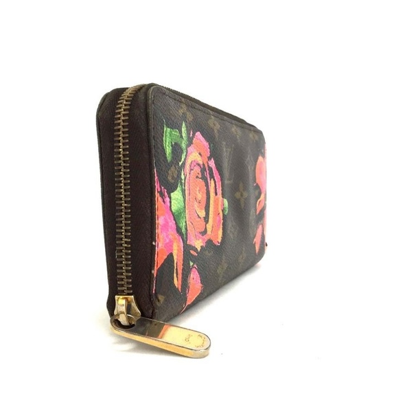 100% Auth Louis Vuitton Rose Zippy Zip Long Wallet - Picture 2 of 8